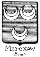Mercx Coat of Arms / Family Crest 0