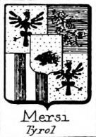 Mersi Coat of Arms / Family Crest 2
