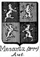 Mesantz Coat of Arms / Family Crest 0