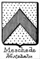 Meschede Coat of Arms / Family Crest 0