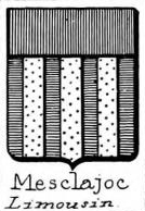 Mesclajoc Coat of Arms / Family Crest 0