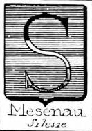 Mesenau Coat of Arms / Family Crest 1
