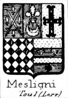 Mesligni Coat of Arms / Family Crest 0