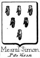 Mesnil Coat of Arms / Family Crest 22