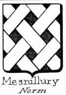 Mesnillury Coat of Arms / Family Crest 0
