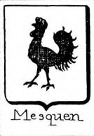 Mesquen Coat of Arms / Family Crest 0