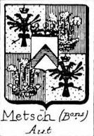 Metsch Coat of Arms / Family Crest 3