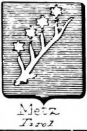 Metz Coat of Arms / Family Crest 9