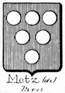 Metz Coat of Arms / Family Crest 2