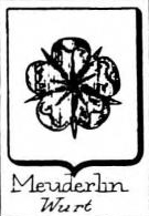Meuderlin Coat of Arms / Family Crest 0