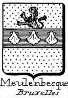 Meulenbecque Coat of Arms / Family Crest 0