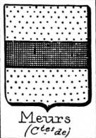 Meurs Coat of Arms / Family Crest 2