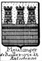 Meusinger Coat of Arms / Family Crest 2