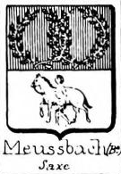 Meussbach Coat of Arms / Family Crest 0
