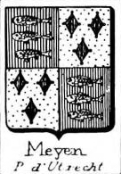 Meye Coat of Arms / Family Crest 2