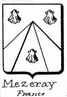 Mezeray Coat of Arms / Family Crest 0