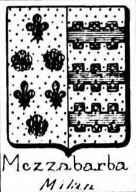 Mezzabarba Coat of Arms / Family Crest 1