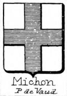 Michon Coat of Arms / Family Crest 6