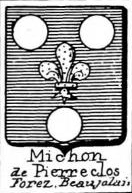 Michon Coat of Arms / Family Crest 10