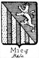 Mieg Coat of Arms / Family Crest 1