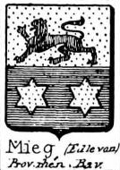 Mieg Coat of Arms / Family Crest 0