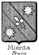 Mienta Coat of Arms / Family Crest 0