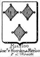 Mierloo Coat of Arms / Family Crest 1