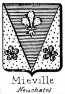 Mieville Coat of Arms / Family Crest 1