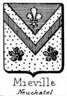 Mieville Coat of Arms / Family Crest 2