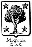 Mignon Coat of Arms / Family Crest 0