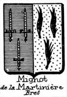 Mignot Coat of Arms / Family Crest 8