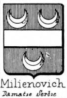 Milienovich Coat of Arms / Family Crest 1