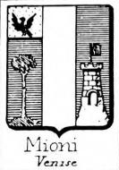 Mioni Coat of Arms / Family Crest 1