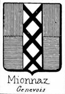 Mionnaz Coat of Arms / Family Crest 0
