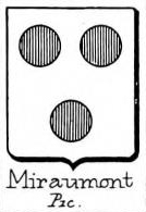 Miraumont Coat of Arms / Family Crest 0