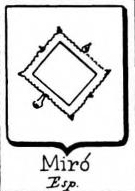 Miro Coat of Arms / Family Crest 3