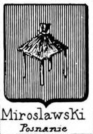 Miroslawski Coat of Arms / Family Crest 0