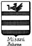 Misani Coat of Arms / Family Crest 1