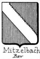 Mitzelbach Coat of Arms / Family Crest 0