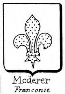 Moderer Coat of Arms / Family Crest 0