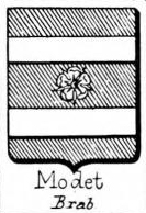 Modet Coat of Arms / Family Crest 0
