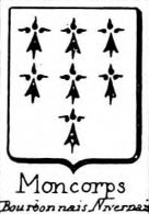 Moncorps Coat of Arms / Family Crest 0