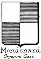 Mondenard Coat of Arms / Family Crest 0