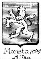Moneta Coat of Arms / Family Crest 1