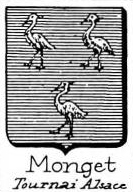 Monget Coat of Arms / Family Crest 0