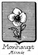 Monhaupt Coat of Arms / Family Crest 0