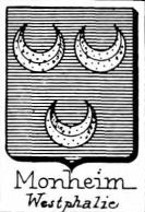 Monheim Coat of Arms / Family Crest 0