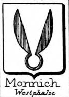 Monnich Coat of Arms / Family Crest 1