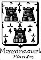 Monnincourt Coat of Arms / Family Crest 0