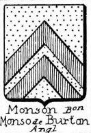 Monson Coat of Arms / Family Crest 2